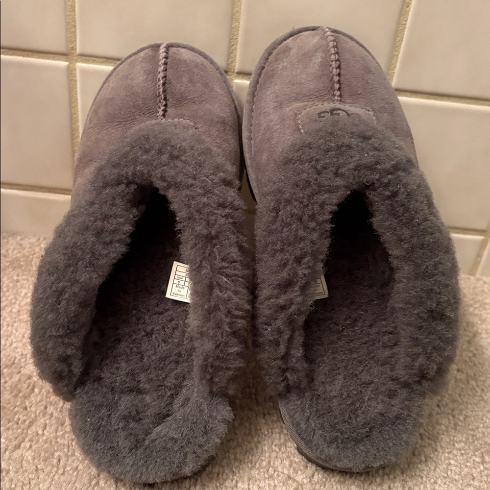 Ugg Coquette Fuzzy Slippers | Grey | Women’s 9 - Picture 7 of 7